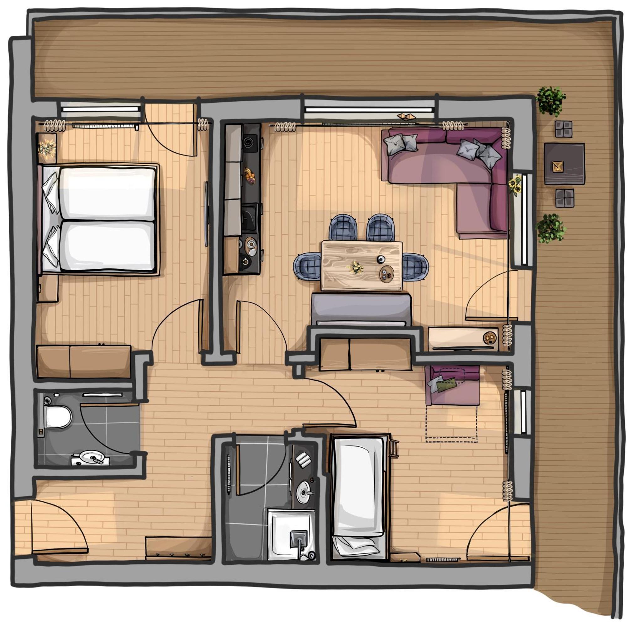 Appartements Sonnalm Berwang Exterior foto